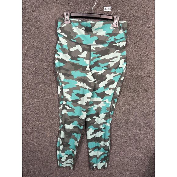 Lululemon Base Pace Leggings Women’s 12 Tight 25" High Rise LW5DROS Green Camo - Picture 2 of 7